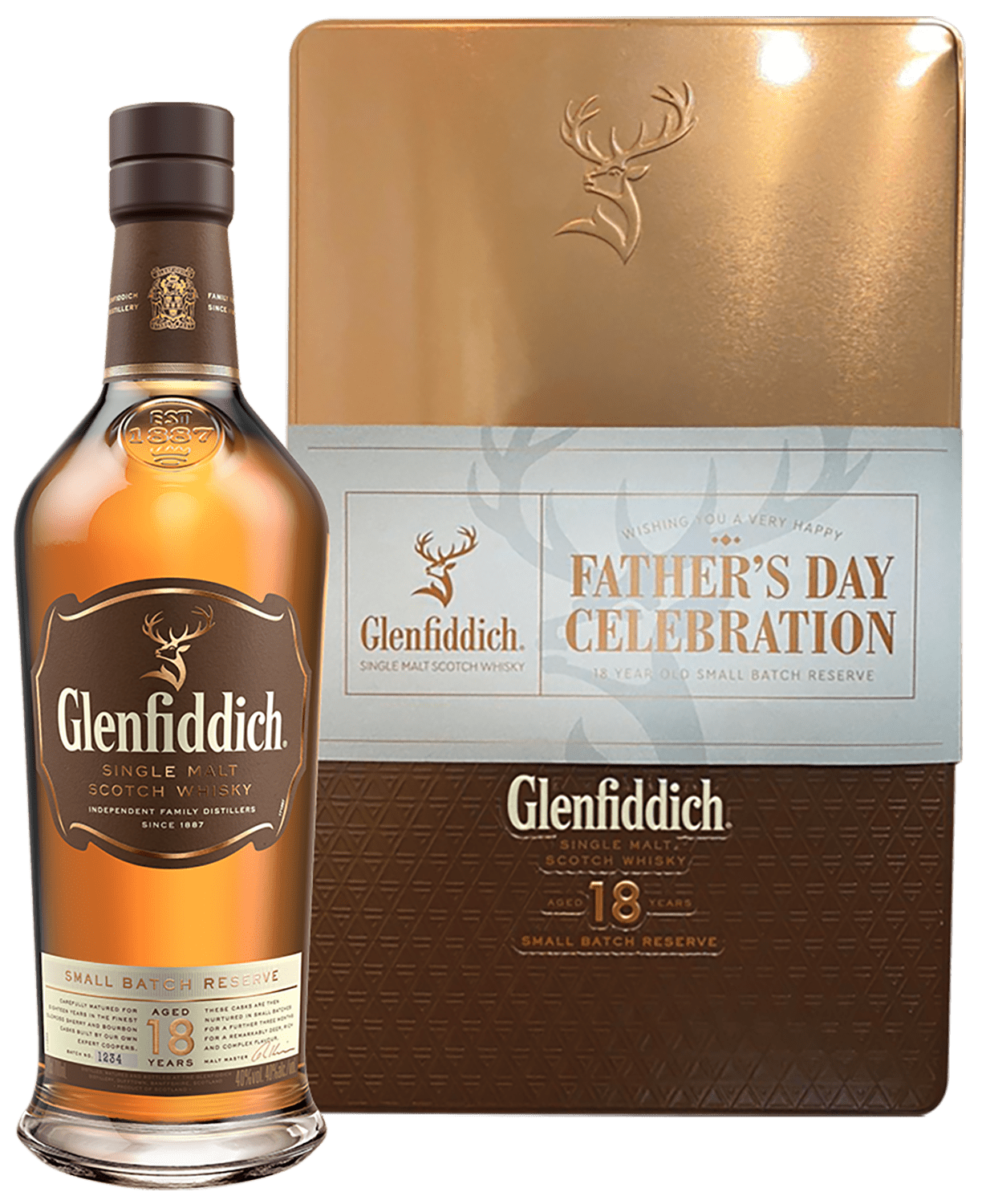 Виски Glenfiddich 18 y.o. Single Malt Scotch Whisky (gift box with two glasses) Glenfiddich 18 y.o. Single Malt Scotch Whisky (gift box with two glasses)