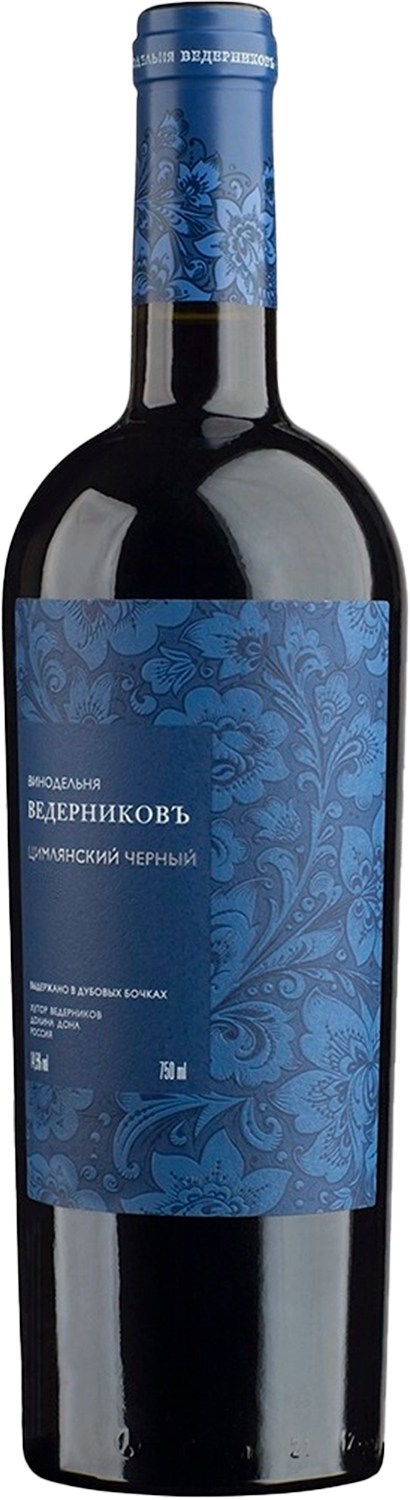 Цимлянский Черный Долина Дона ЗГУ Винодельня Ведерниковъ 0.75 л