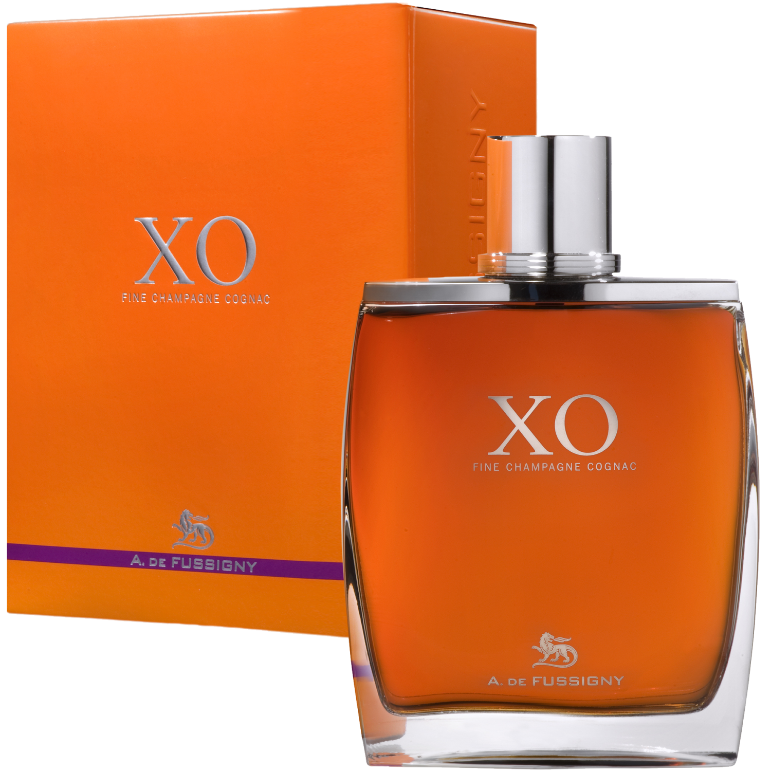 А де Фуссиньи Креасьон Фин Шампань Коньяк ХО в подарочной упаковке 0.7 л