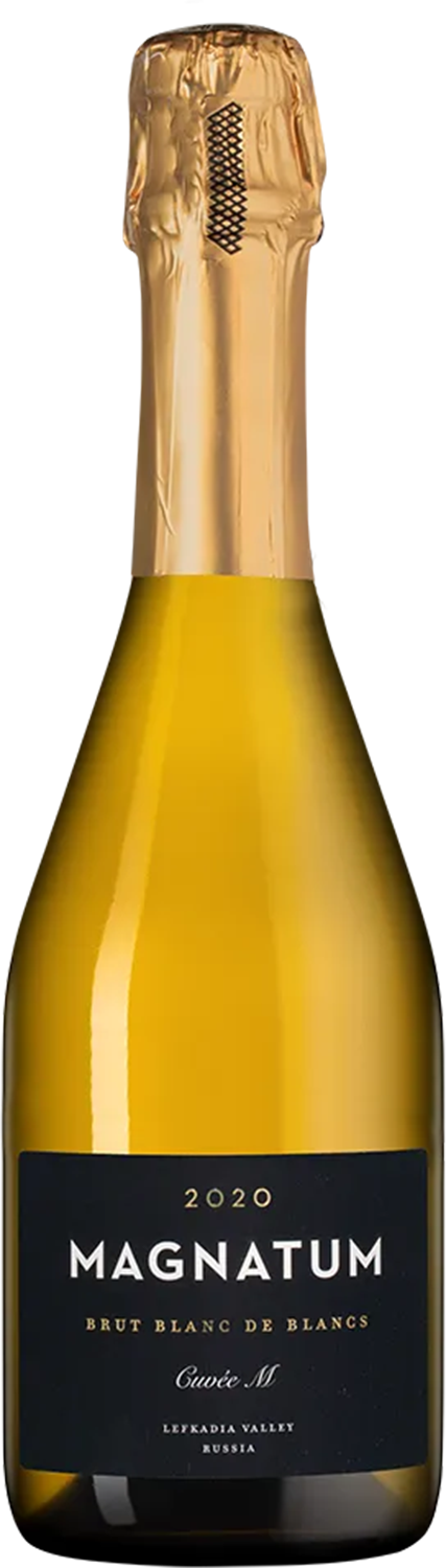 Магнатум Кюве Блан де Блан Брют Кубань. Крымск ЗГУ Долина Лефкадия 0.75 л