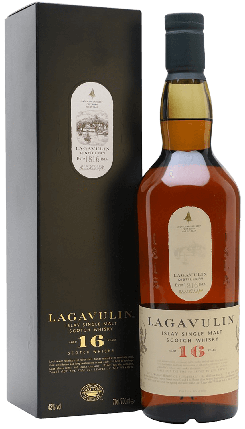 Виски Lagavulin Islay single malt scotch whisky 16 Years Old (gift box) Lagavulin Islay single malt scotch whisky 16 Years Old (gift box)