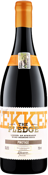The Pledge Our Lekker Pinotage Western Cape WO Origin Wine, 0.75 л в Краснодаре