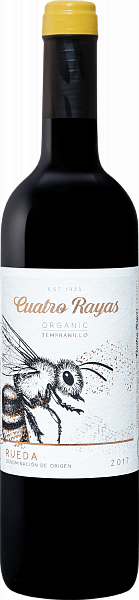 Tempranillo Organic Rueda DO Cuatro Rayas, 0.75л