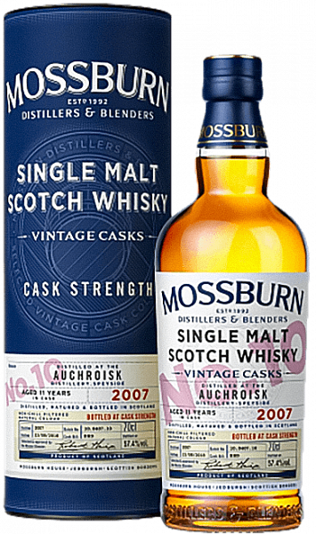 Mossburn Vintage Casks No.10 Auchroisk Single Malt Scotch Whisky (gift box), 0.7 л