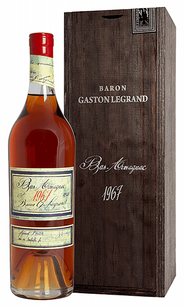 Baron Gaston Legrand 1967 Bas Armagnac (Подарочная упаковка), 0.7 л в Краснодаре