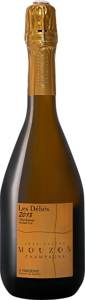 Jean-Claude Mouzon Les Delies Chardonnay Verzenay Grand Cru Champagne AOC Zero Dosage, 0.75 л в Краснодаре