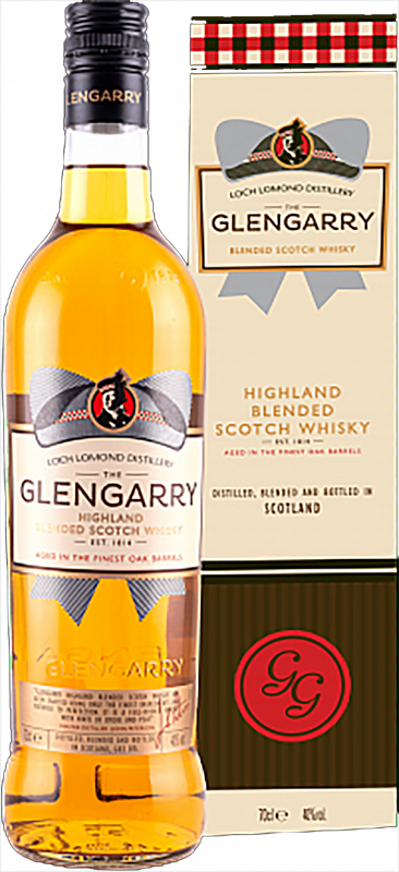 Гленгэрри Хайлэнд Купажированный Шотландский Виски в подарочной упаковке 0.7 л
