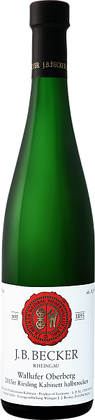 Riesling Wallufer Oberberg Kabinett Halbtrocken Rheingau J.B.Becker, 0.75 л в Краснодаре