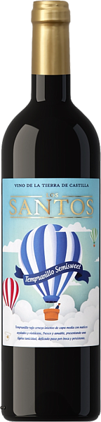 Los Santos Tempranillo Semisweet Bodegas del Saz, 0.75 л в Краснодаре