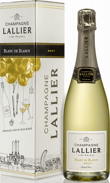 Lallier Blanc de Blancs Brut Grand Cru Champagne AOC (Подарочная упаковка), 0.75 л в Краснодаре