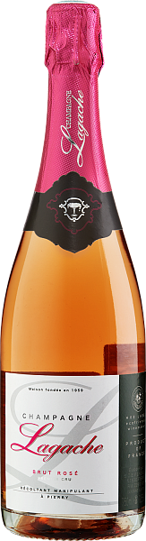 Champagne Lagache Champagne AOC Brut Rose Premier Cru, 0.75 л в Краснодаре