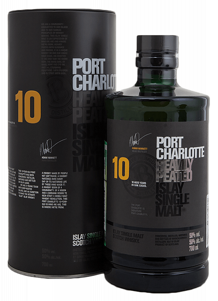 Bruichladdich Port Charlotte 10 years single malt scotch whisky (gift box), 0.7 л в Краснодаре
