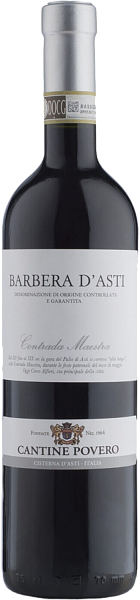 Barbera d'Asti DOCG Contrada Maestra Cantine Povero, 0.75 л в Краснодаре