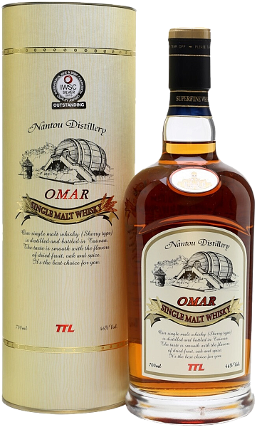 Omar Single Malt Sherry Type (Подарочная упаковка), 0.7 л в Краснодаре