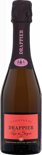 Игристое вино Drappier Brut Rose Champagne AOP, 0.375 л