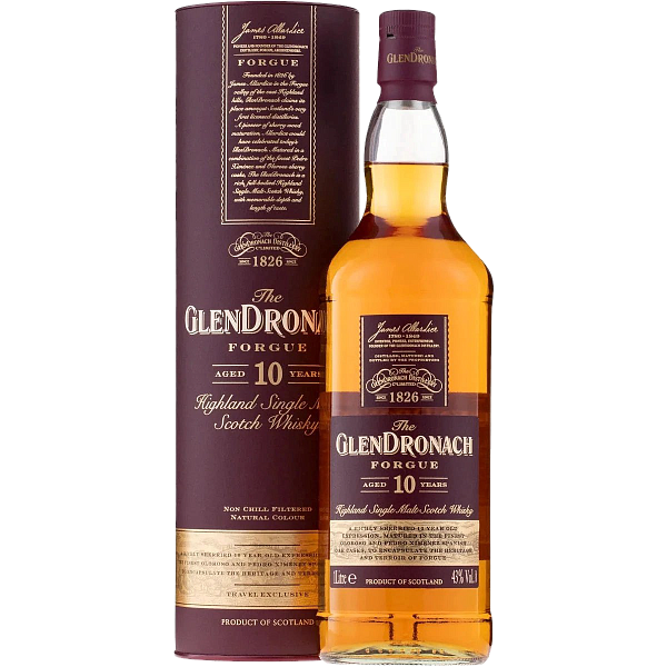 The Glendronach Forgue Highland Single Malt Scotch Whisky 10 y.o. (Подарочная упаковка), 1 л в Краснодаре