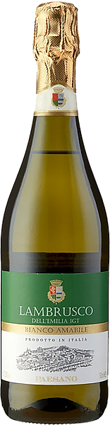 Paesano Lambrusco Bianco Amabile Emilia IGT Chiarli 1860, 0.75 л в Краснодаре