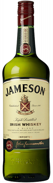 Jameson Blended Irish Whiskey, 1л