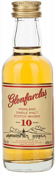 Glenfarclas Single Malt Scotch Whisky 10 y.o., 0.05 л