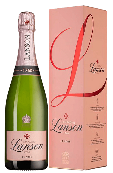 Lanson Le Rose Brut Champagne AOC (gift box), 0.75 л в Краснодаре