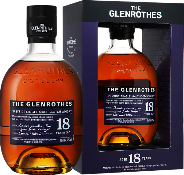 Виски The Glenrothes 18 y.o. Speyside Single Malt Scotch Whisky (Подарочная упаковка), 0.7 л в Краснодаре