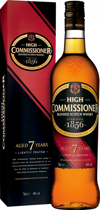 Хай Коммишинер 7 лет купажированный виски в подарочной упаковке 0.7 л
