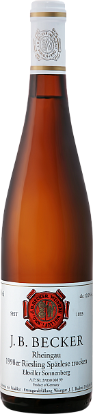 Riesling Eltviller Sonnenberg Spatlese Trocken Rheingau J.B.Becker, 0.75 л в Краснодаре