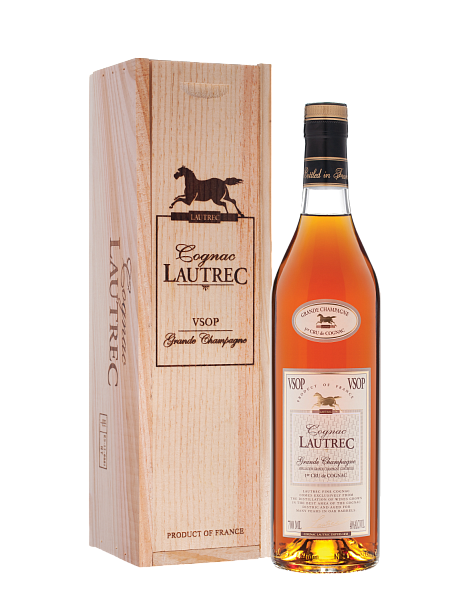 Lautrec Cognac VSOP Grande Champagne Premier Cru (gift box), 0.7 л в Краснодаре