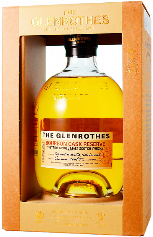 Гленротс Бурбон Каск Резерв односолодовый шотландский виски в подарочной упаковке 0.7 л