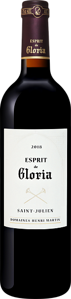 Вино Esprit de Gloria Saint-Julien AOC Chateau Gloria, 0.75 л