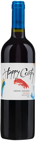 Happy Country Cabernet Sauvignon Central Valley DO Bodegas y Vinedos de Aguirre, 0.75 л в Краснодаре