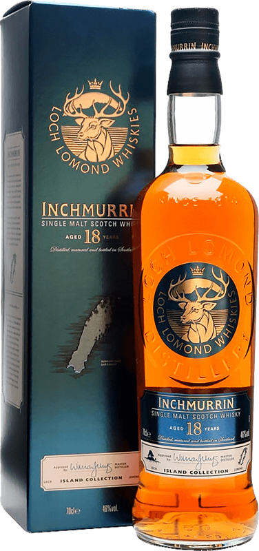 Инчмаррин 18 лет односолодовый шотландский виски в подарочной упаковке 0.7 л